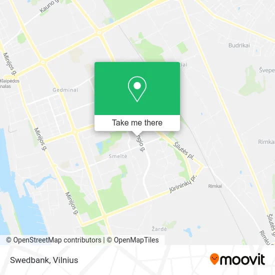 Карта Swedbank