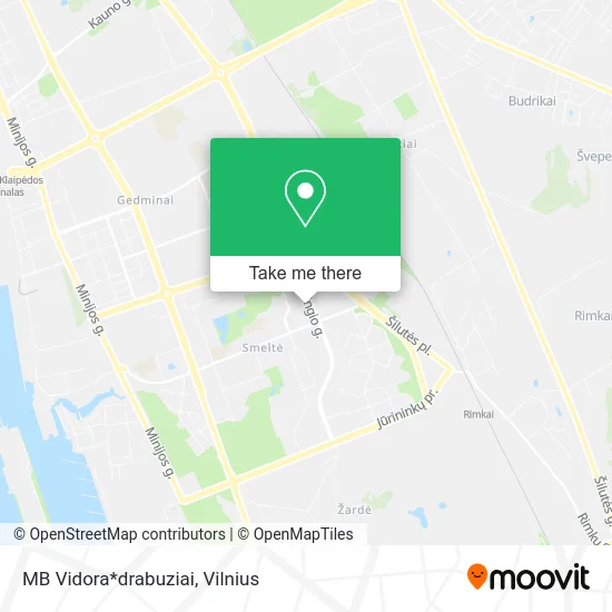 Карта MB Vidora*drabuziai