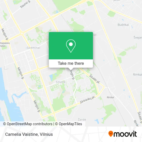 Camelia Vaistine map