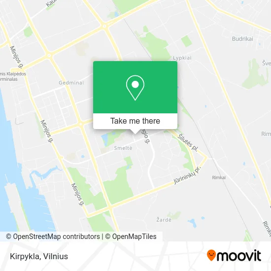 Карта Kirpykla