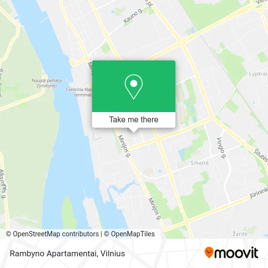 Карта Rambyno Apartamentai