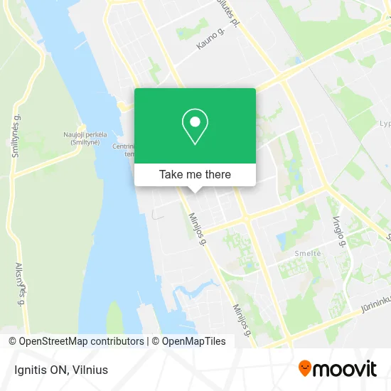 Ignitis ON map