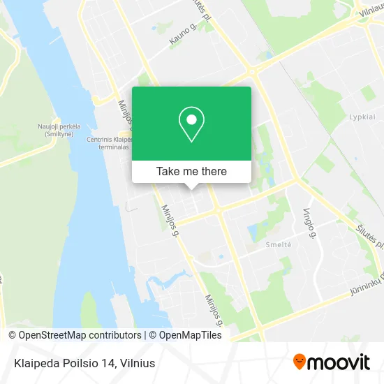Карта Klaipeda Poilsio 14