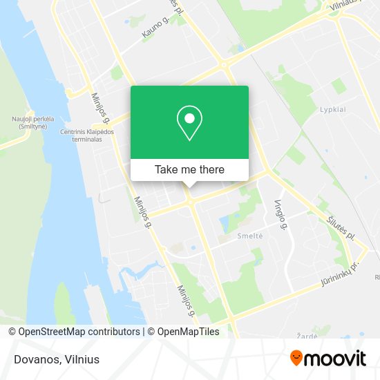 Карта Dovanos