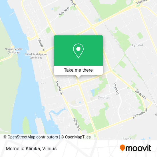Карта Memelio Klinika