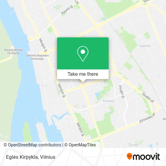 Карта Eglės Kirpykla