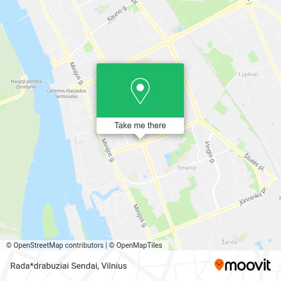 Карта Rada*drabuziai Sendai