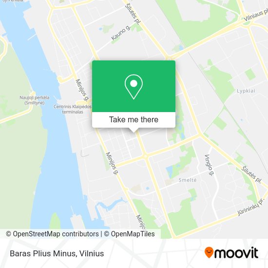 Карта Baras Plius Minus