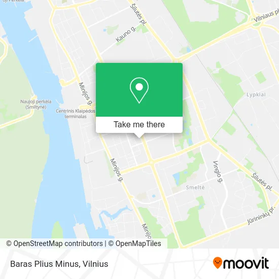 Карта Baras Plius Minus