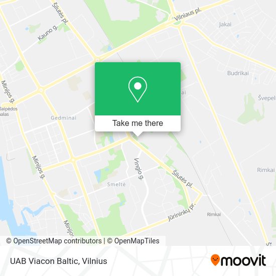 Карта UAB Viacon Baltic