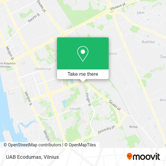 UAB Ecodumas map