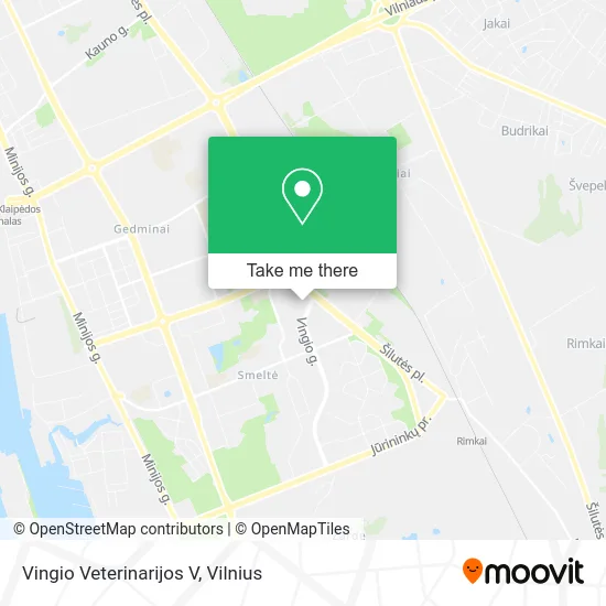 Карта Vingio Veterinarijos V