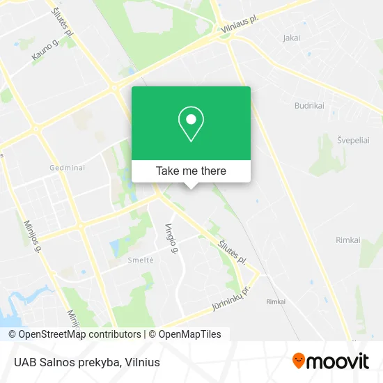Карта UAB Salnos prekyba