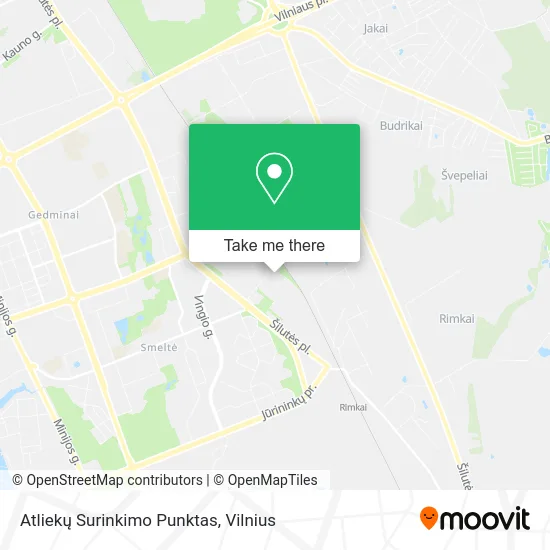 Карта Atliekų Surinkimo Punktas
