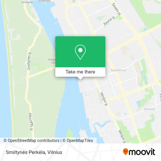 Карта Smiltynės Perkėla