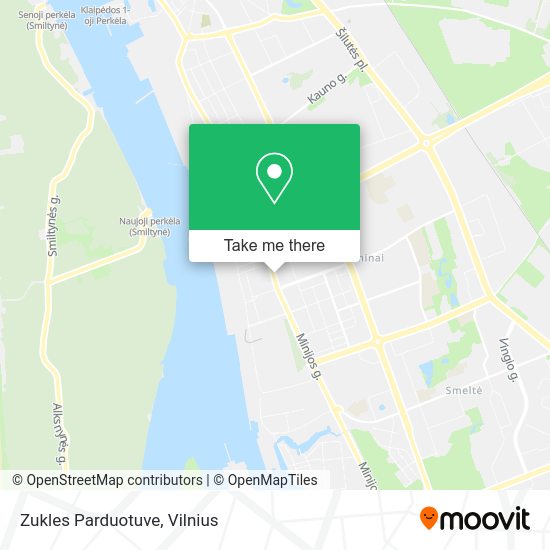 Карта Zukles Parduotuve