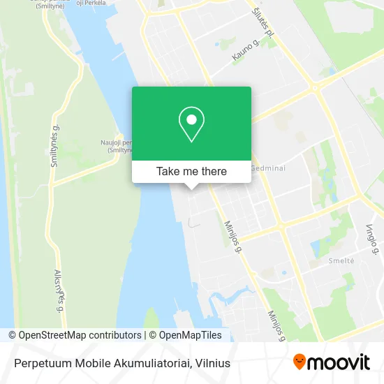 Карта Perpetuum Mobile Akumuliatoriai