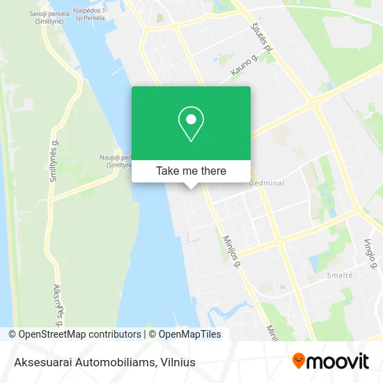 Карта Aksesuarai Automobiliams