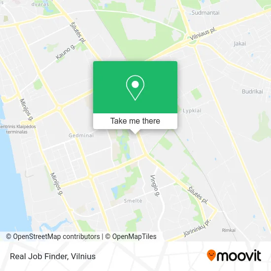 Карта Real Job Finder