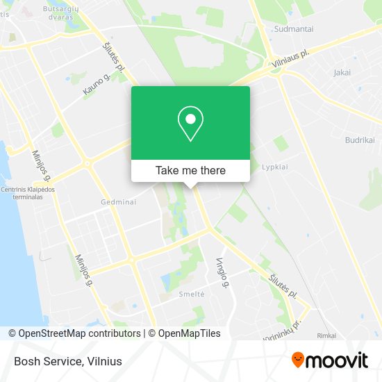 Карта Bosh Service