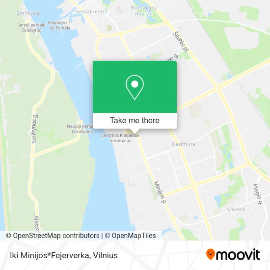 Карта Iki Minijos*Fejerverka