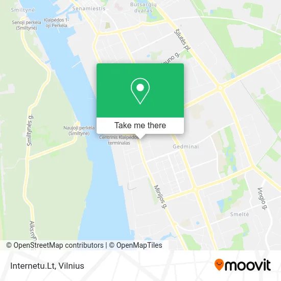 Карта Internetu.Lt