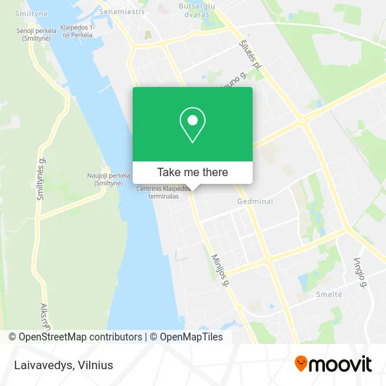 Карта Laivavedys