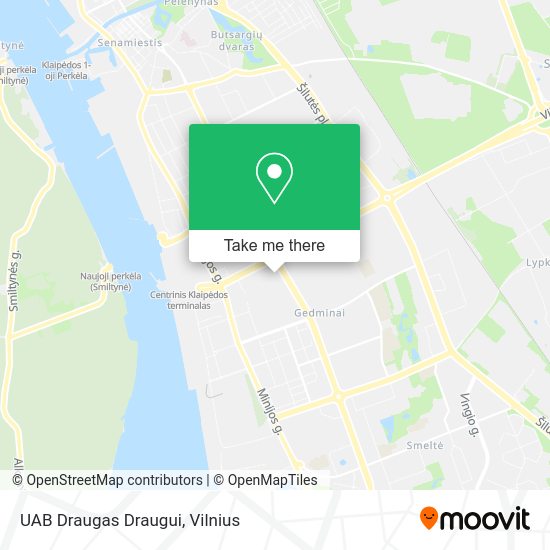 Карта UAB Draugas Draugui