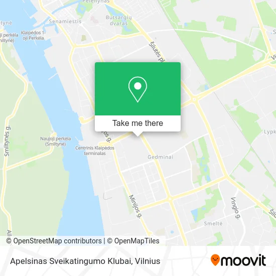 Карта Apelsinas Sveikatingumo Klubai
