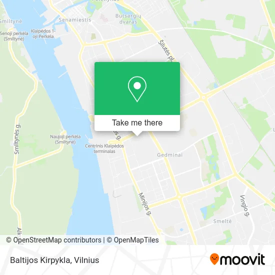 Карта Baltijos Kirpykla