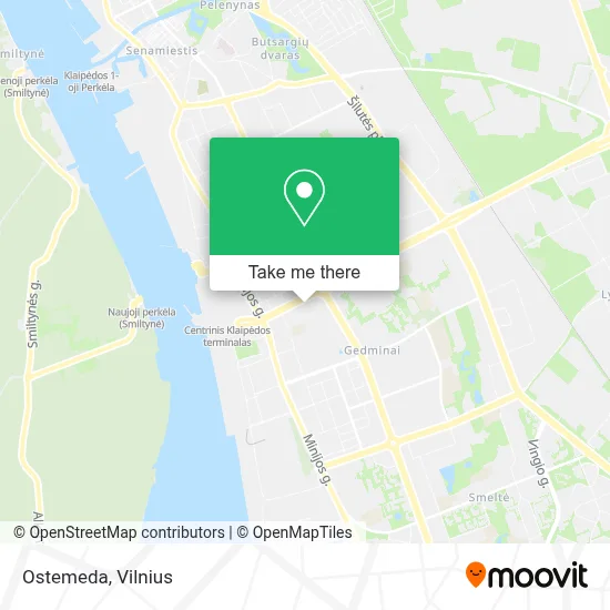 Ostemeda map