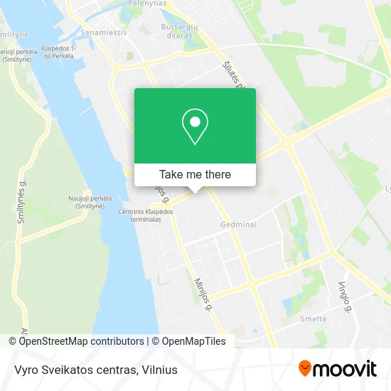 Карта Vyro Sveikatos centras