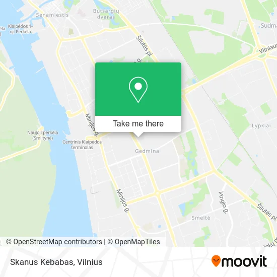 Карта Skanus Kebabas