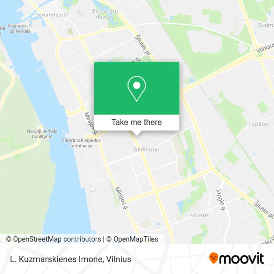 Карта L. Kuzmarskienes Imone