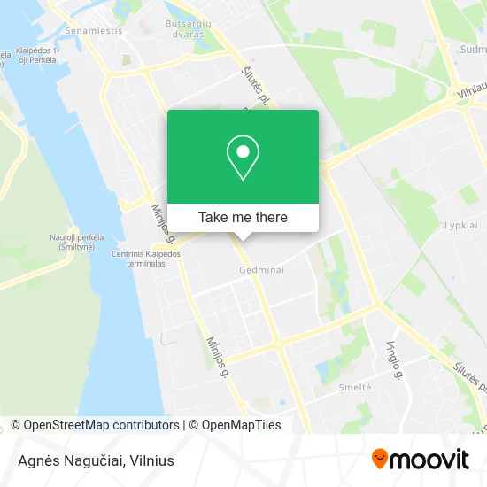Карта Agnės Nagučiai