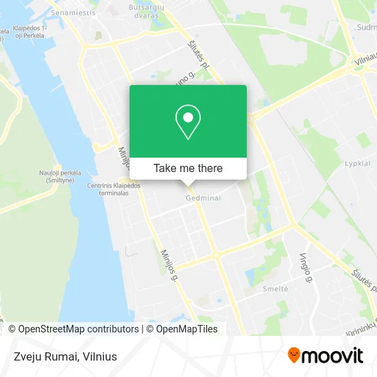 Карта Zveju Rumai