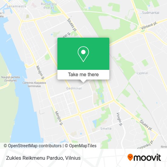 Карта Zukles Reikmenu Parduo