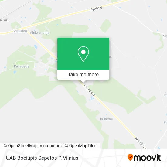 Карта UAB Bociupis Sepetos P