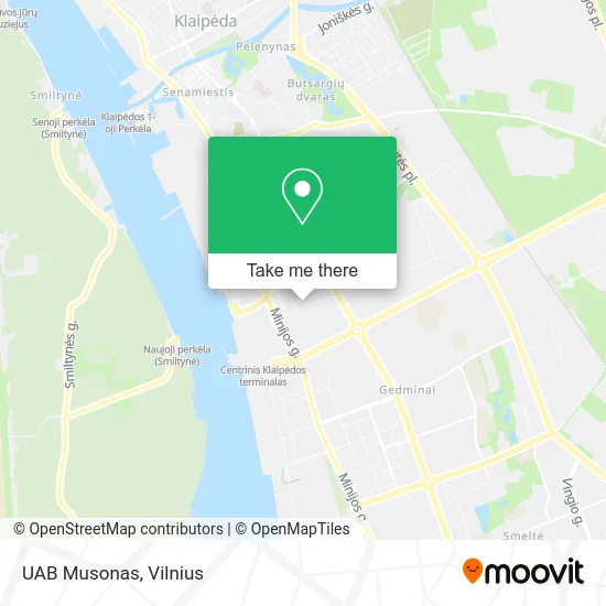 Карта UAB Musonas