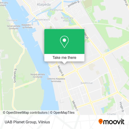 Карта UAB Planet Group