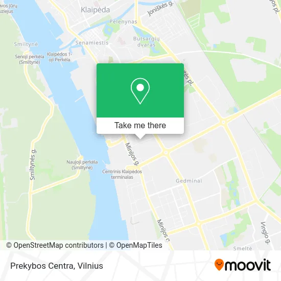 Карта Prekybos Centra