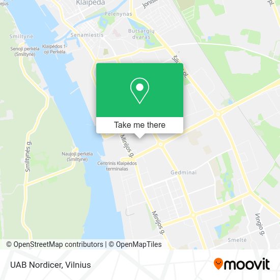 Карта UAB Nordicer