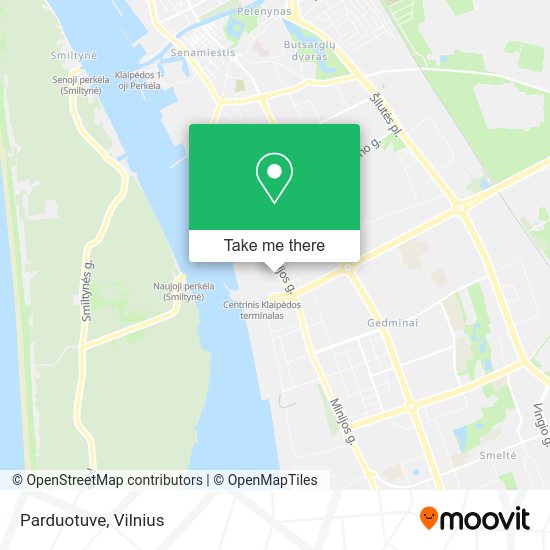 Карта Parduotuve