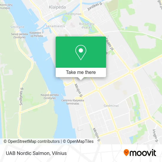 Карта UAB Nordic Salmon