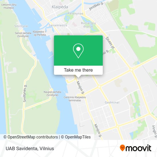 Карта UAB Savidenta