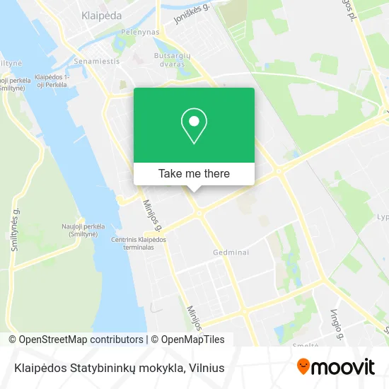 Карта Klaipėdos Statybininkų mokykla