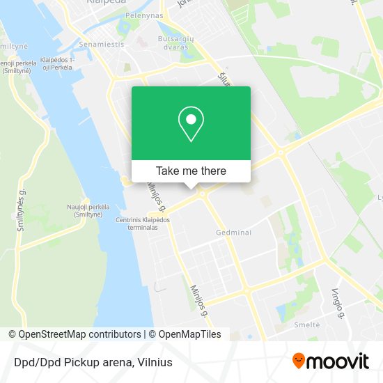 Карта Dpd/Dpd Pickup arena