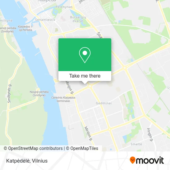 Карта Katpėdėlė