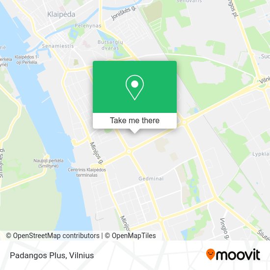 Карта Padangos Plus