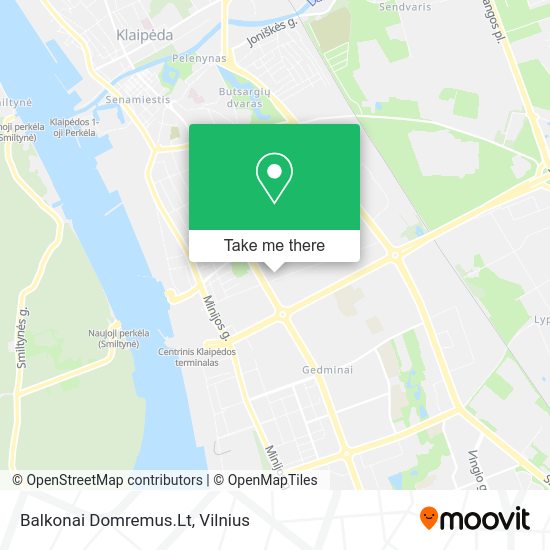 Карта Balkonai Domremus.Lt